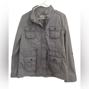 Calvin Klein Light Gray Utility Jacket